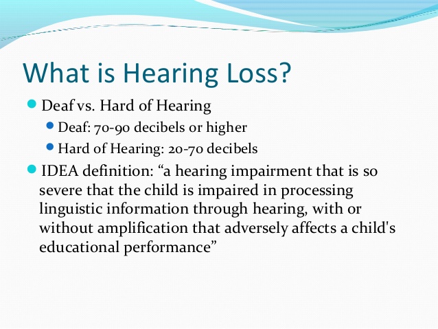 define precipitate hearing loss